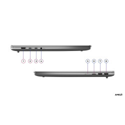 Lenovo IdeaPad Slim 5 16ARP10 | Luna Grey | 16 " | IPS | WUXGA | 1920 x 1200 pixels | Anti-glare | AMD Ryzen 7 | 7735HS | 16 (2x