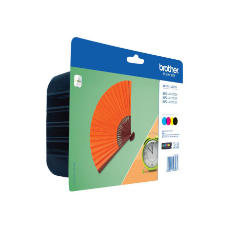 Brother LC129XLVALBP | Ink Cartridge | Black, Cyan, Magenta, Yellow