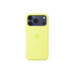 Apple iPhone 17 Pro Max Silicone Case with MagSafe Neon Yellow | Apple