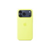 Apple iPhone 17 Pro Max Silicone Case with MagSafe Neon Yellow | Apple