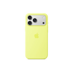 Apple iPhone 17 Pro Max Silicone Case with MagSafe Neon Yellow | Apple