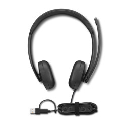 Lenovo Wired VoIP Headset 5000 (Teams) | Built-in microphone | USB Type-A, USB Type-C | Black