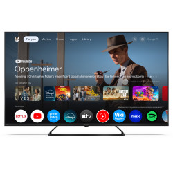 Sharp | 50HP6265E | 50 | Smart TV | Google TV | UHD | Black