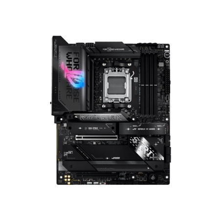 Asus ROG STRIX X870E-E GAMING WIFI | Processor family AMD | Processor socket AM5 | DDR5 | Supported hard disk drive interfaces S