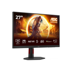 AOC | Q27G4ZR | 27 " | Fast IPS | QHD | 16:9 | 240 Hz | 1 ms | 2560 x 1440 pixels | 400 cd/m | HDMI ports quantity 2 | Black