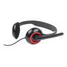 Gembird | MHS-002 Stereo headset | Built-in microphone | 3.5 mm | Black/Red