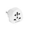 Gembird World to EU power adapter plug, 15 A | A-AC-EUMINTF | Travel adapter