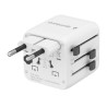 Gembird Universal travel power adapter | TPA-INT-01-W | Travel adapter