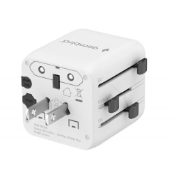Gembird Universal travel power adapter | TPA-INT-01-W | Travel adapter