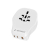 Gembird Universal travel power adapter, 20 W | TPA-1A2C20-02-W