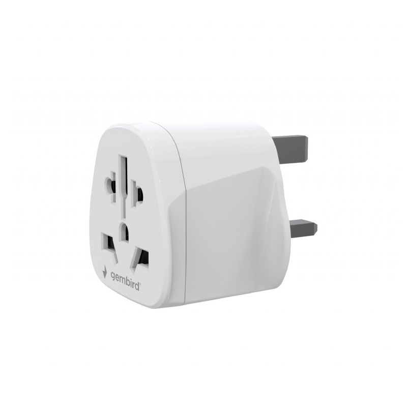 Gembird World to UK power adapter plug, 10 A | A-AC-UKMINTF