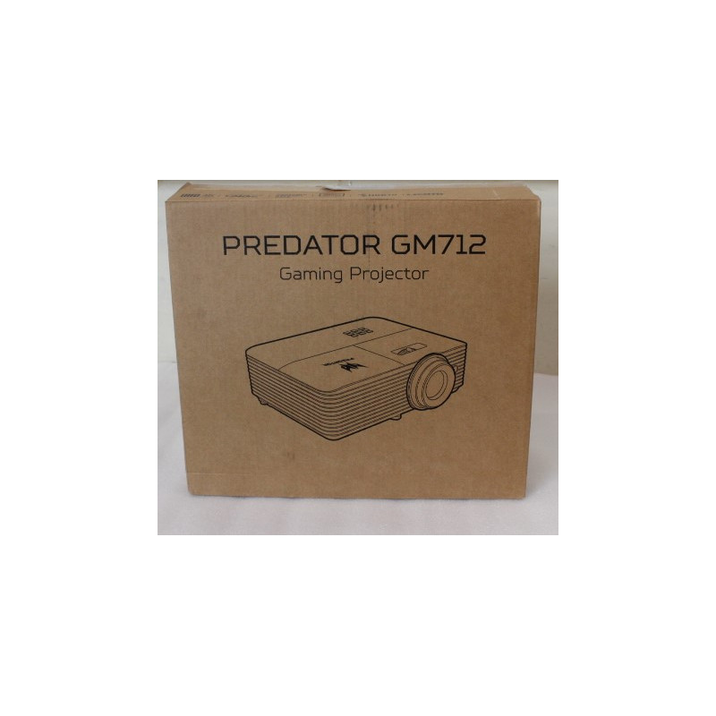 SALE OUT. Acer PREDATOR GM712 Projector, DLP, 4K UHD, 4000lm, 20000/1, HDMI, Black | Acer PREDATOR GM712 | 4K UHD (3840 x 2160) 