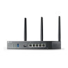 SafeStream Gigabit Multi-WAN VPN Router | ER706W | 802.1q | Ethernet LAN (RJ-45) ports 1 Gigabit SFP WAN Port, 1 Gigabit RJ45 WA