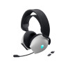 Dell Gaming Headset | Alienware Tri Mode AW725H | Bluetooth | Over-Ear | Microphone | Noise canceling | Wireless | Lunar Light