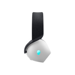Dell Gaming Headset | Alienware Tri Mode AW725H | Bluetooth | Over-Ear | Microphone | Noise canceling | Wireless | Lunar Light