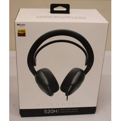 SALE OUT. | Dell Alienware Wired Gaming Headset | AW520H | Wired | Over-Ear | USED, SCRATCHES | Noise canceling