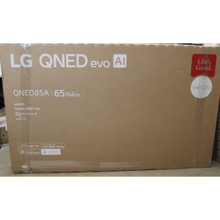 SALE OUT. LG 65QNED85A3C 65" (165 cm) 4K Smart TV | LG 4K QNED MiniLED TV | 65QNED85A3C | 65 | Smart TV | webOS 25 | 4K UHD | DA