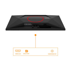 AOC | 27G4HRE | 27 " | Fast IPS | FHD | 16:9 | 200 Hz | 1 ms | 1920 x 1080 pixels | 300 cd/m | HDMI ports quantity 2 | Black