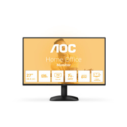 AOC | 27B31H | 27 " | IPS | FHD | 16:9 | 120 Hz | 1 ms | 1920 x 1080 pixels | 300 cd/m | HDMI ports quantity 1 | Black