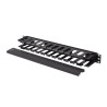 Lanberg 19" Cable managmement 1U, Type A, Plastic | AK-1703-B | Black
