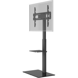 Goobay Floor stand | TV Floor Stand Basic, Size L | Swivel | 37-70 " | Maximum weight (capacity) 40 kg | Black