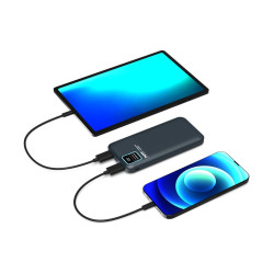 PORT CONNECT | External USB-C battery | 10000 mAh | Blue