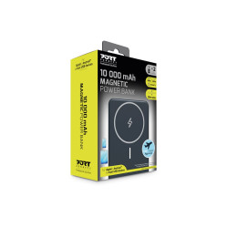 PORT CONNECT | USB-C external battery PD, Wireless Qi2 | 10000 mAh | Blue