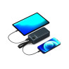 PORT CONNECT External USB-C battery integrated lamp | 30000 mAh | Blue