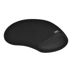 PORT CONNECT | Ergonomic Mouse Pad | 200 x 230 x 20 mm | Black