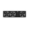 Lanberg Vertical Ventilation Panel 19" 3U for Rack three Fans 230V | AK-1506-B | Black