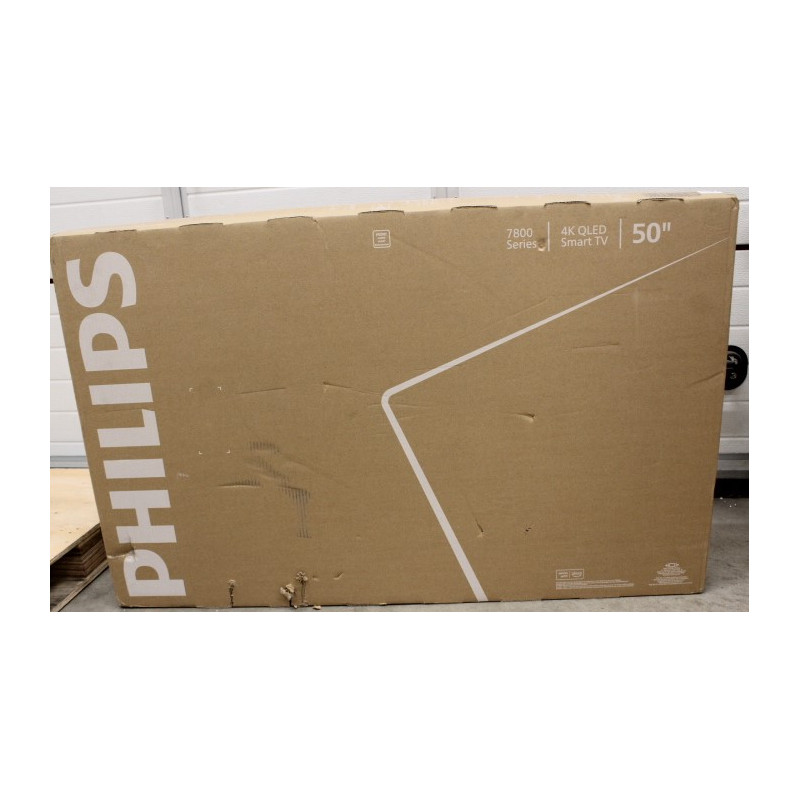 SALE OUT. Philips 50PUS7810/12 50" (126cm) QLED 4K TV | Philips 50PUS7810/12 | 50 | Smart TV | TITAN OS | UHD | Black | DAMAGED 