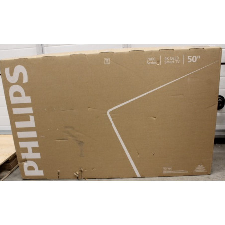 SALE OUT. Philips 50PUS7810/12 50" (126cm) QLED 4K TV | Philips 50PUS7810/12 | 50 | Smart TV | TITAN OS | UHD | Black | DAMAGED 