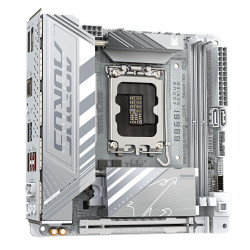 Gigabyte B860I AORUS PRO ICE | Processor family Intel | Processor socket LGA1851 | DDR5 | Supported hard disk drive interfaces S