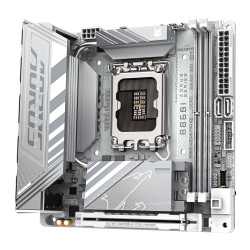 Gigabyte B860I AORUS PRO ICE | Processor family Intel | Processor socket LGA1851 | DDR5 | Supported hard disk drive interfaces S