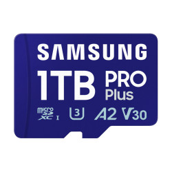 Samsung MicroSD Card with SD Adapter | PRO Plus | 1000 GB | microSDXC | Flash memory class 10