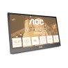 AOC 16T3EA | 16 " | IPS | FHD | 16:9 | 60 Hz | 4 ms | 1920 x 1080 pixels | 250 cd/m | Black