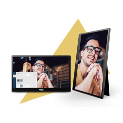 AOC 16T3EA | 16 " | IPS | FHD | 16:9 | 60 Hz | 4 ms | 1920 x 1080 pixels | 250 cd/m | Black