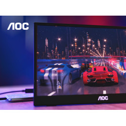 AOC 16T3EA | 16 " | IPS | FHD | 16:9 | 60 Hz | 4 ms | 1920 x 1080 pixels | 250 cd/m | Black