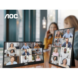 AOC 16T3EA | 16 " | IPS | FHD | 16:9 | 60 Hz | 4 ms | 1920 x 1080 pixels | 250 cd/m | Black