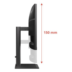 AOC U27E4CV | 27 " | IPS | UHD | 16:9 | 60 Hz | 4 ms | 3840 x 2160 pixels | 400 cd/m | HDMI ports quantity 2 | Black