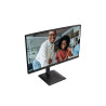 AOC U27E4CV | 27 " | IPS | UHD | 16:9 | 60 Hz | 4 ms | 3840 x 2160 pixels | 400 cd/m | HDMI ports quantity 2 | Black
