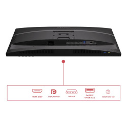 AOC U27E4CV | 27 " | IPS | UHD | 16:9 | 60 Hz | 4 ms | 3840 x 2160 pixels | 400 cd/m | HDMI ports quantity 2 | Black