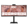 AOC CU34E4CW | 34 " | VA | UWQHD | 120 Hz | 4 ms | 3440 x 1440 pixels | 350 cd/m | HDMI ports quantity 2 | Black