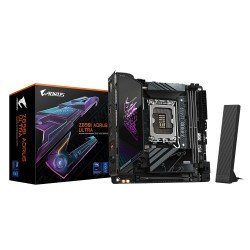 Gigabyte Z890I AORUS ULTRA | Processor family Intel | Processor socket LGA1851 | DDR5 | Supported hard disk drive interfaces M.2