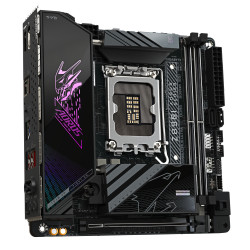 Gigabyte Z890I AORUS ULTRA | Processor family Intel | Processor socket LGA1851 | DDR5 | Supported hard disk drive interfaces M.2