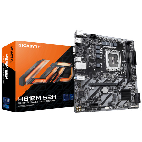 Gigabyte H810M S2H | Processor family Intel | Processor socket LGA1851 | DDR5 | Supported hard disk drive interfaces M.2, SATA |