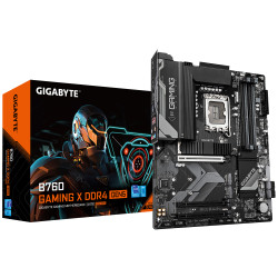 Gigabyte B760 GAMING X DDR4 GEN5 | Processor family Intel | Processor socket LGA1700 | DDR4 | Supported hard disk drive interfac