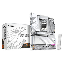 Gigabyte X870 AORUS ELITE X3D ICE | Processor family AMD | Processor socket AM5 | DDR5 | Supported hard disk drive interfaces SA
