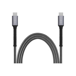 Fixed | Armor Cable USB-C/USB-C, 1.2 m, 240W | FIXDA-CC12-GR