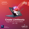 Lenovo Yoga 9 2-in-1 14ILL10 | Luna Grey | 14 " | OLED | Touchscreen | 2.8K WQXGA+ | 2880 x 1800 pixels | Intel Core Ultra 7 | 2